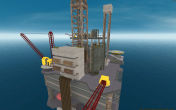 Map oilrig