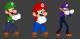 Mario, Luigi, Waluigi Skin screenshot