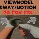 Viewmodel Sway/Motion 70 fov fixed Skin screenshot