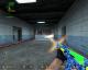 GoldBlueGreen AK47 Skin screenshot