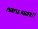 Purple Knife! Skin screenshot