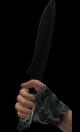 Undead's Black Camo Knife Skin screenshot