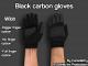 Black carbon gloves Skin screenshot