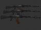 AK74M, AK101, AK103 Rifle for 9mmAR Skin screenshot
