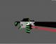 Green, black, white, and red sniper with laser !!! Skin screenshot