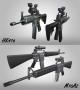 HK416&M16A2 On Kopter Animations Skin screenshot