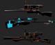 Tron Fortress: Sniper Rifles MKII Skin screenshot