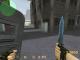 Knife w/ Blue Splat and Wooden Handle Skin screenshot