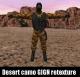 Desert camo GIGN retexture Skin screenshot