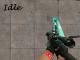 Miku Hatsune Sitting on M4tlock's AWP Skin screenshot