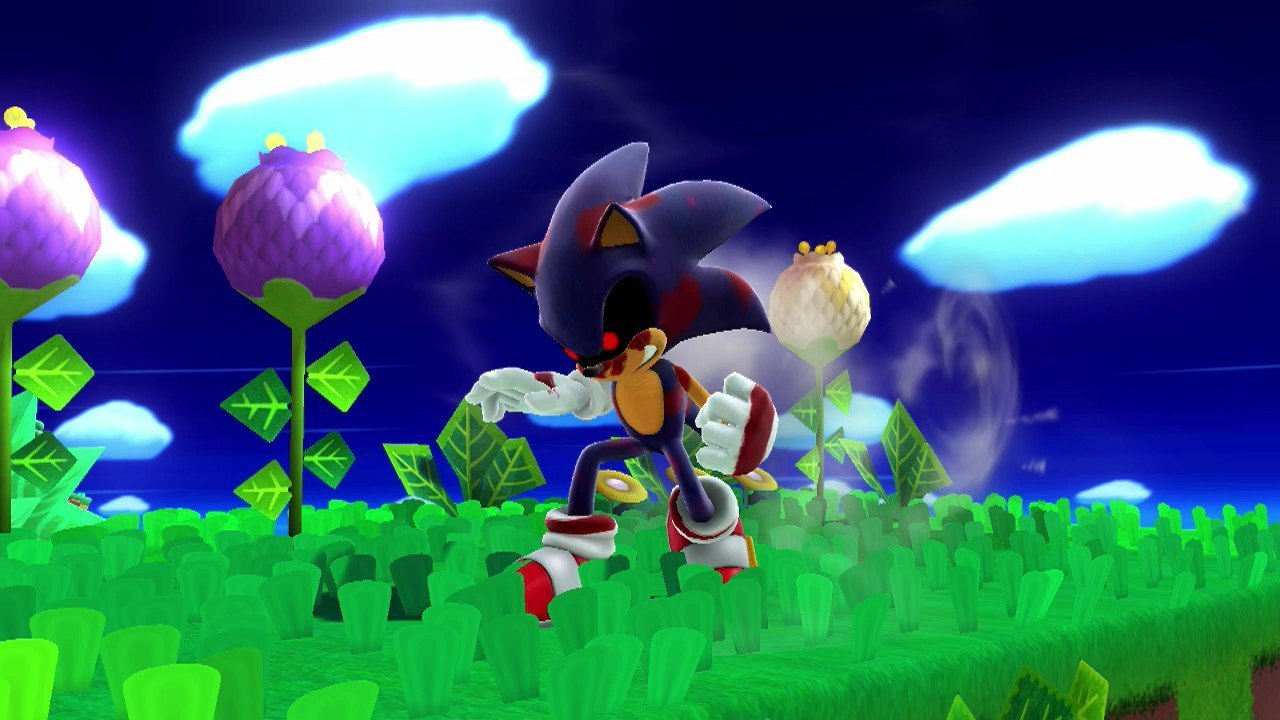 Screenshot of sonic.exe game on sega genesis