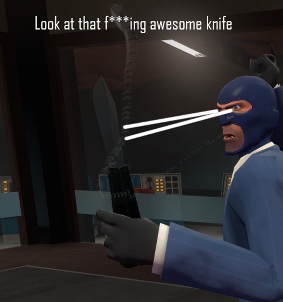 Spying knife