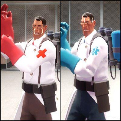 Реал медик. Tf2 medic Coat. Blue medic tf2. Tf2 Red medic x Blue medic. Реплики медика.