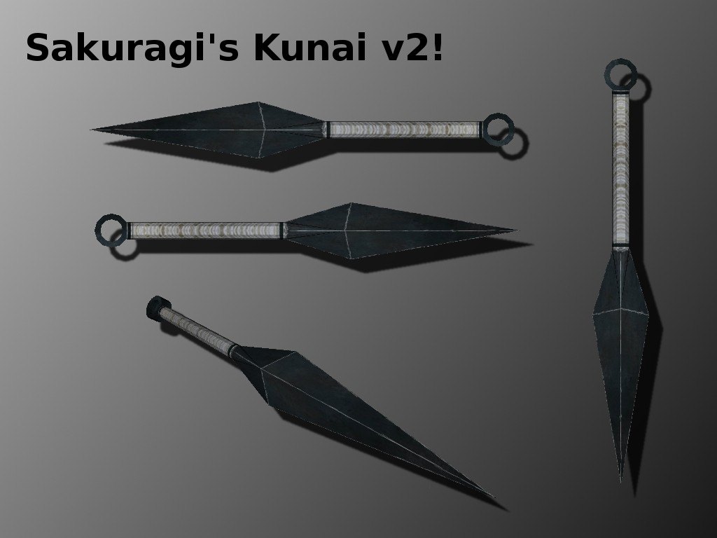 Sakuragi's Kunai on 3 Animations | Knife | DS-Servers