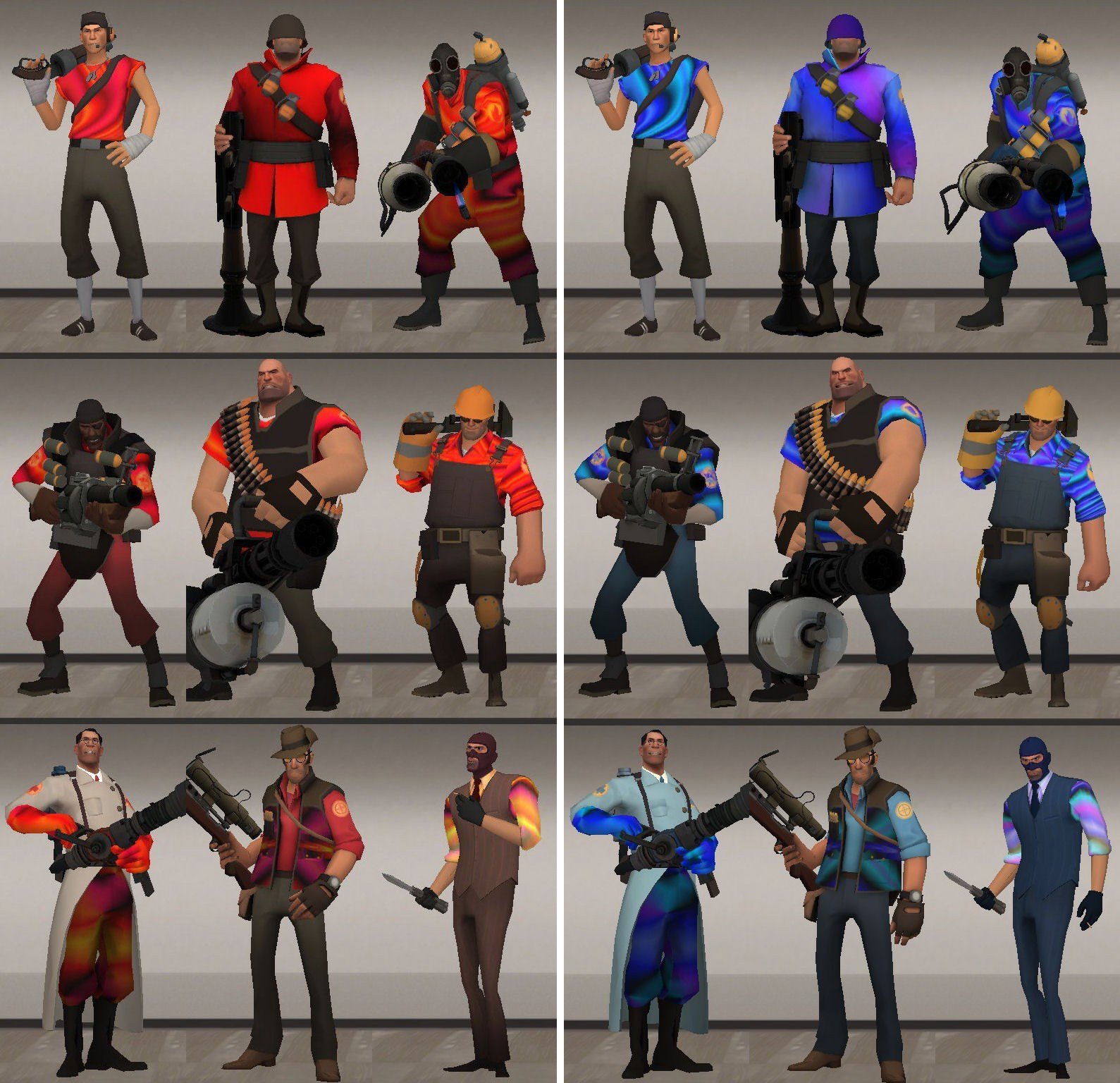 I also have a female pyro and spy skin that I haven't uploaded. 