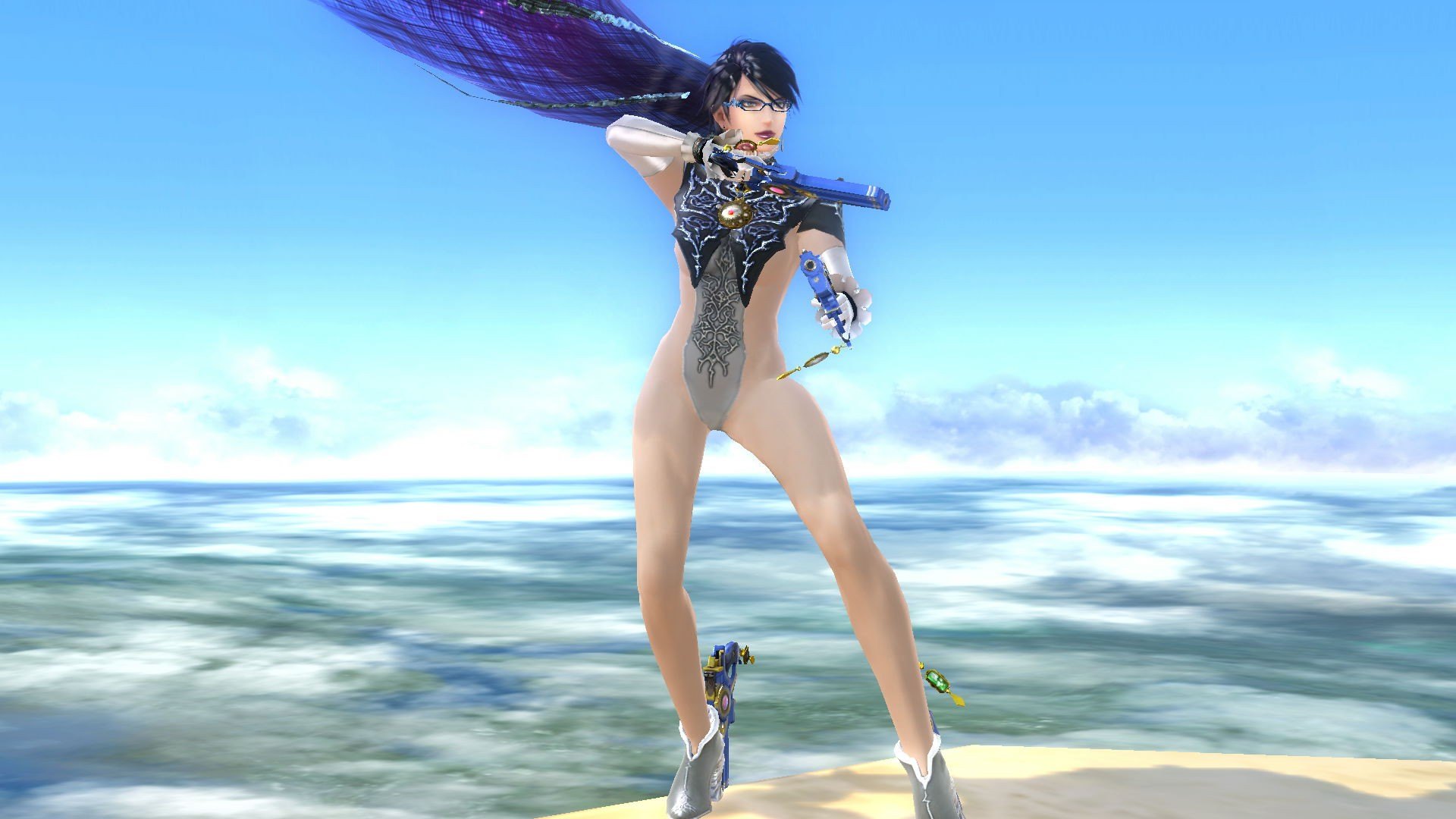 Blue Bayo 2 Costume (Now Uncensored AND/OR Thicc!) [Super Smash Bros. (Wii  U)] [Mods]