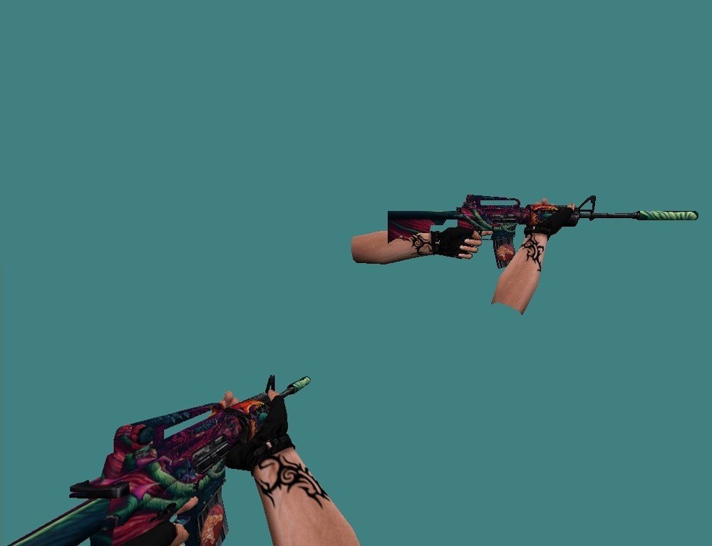 M4A4 Spider Lily cs go skin free