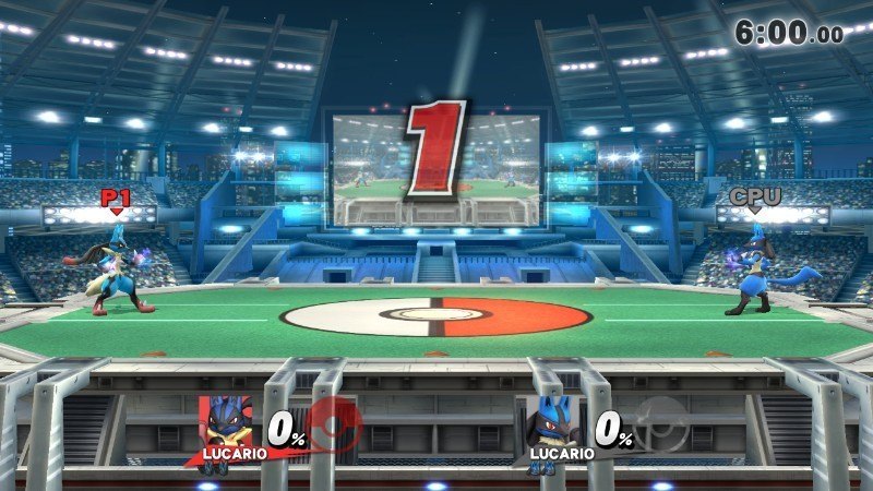 Playable Mega Lucario - Shiny UI Elements [Super Smash Bros. (Wii U)] [Mods]