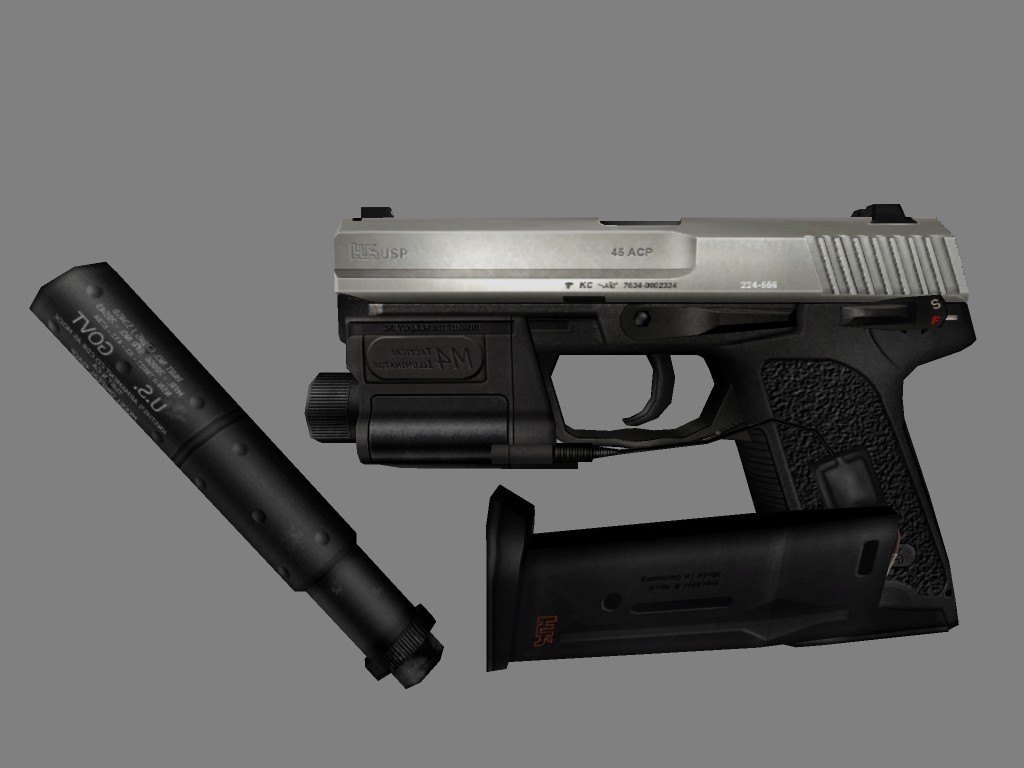 Usp standards. ЮСП Тактикал. USP CS 1.6. USP 45 С глушителем. HK USP CS 1.6.