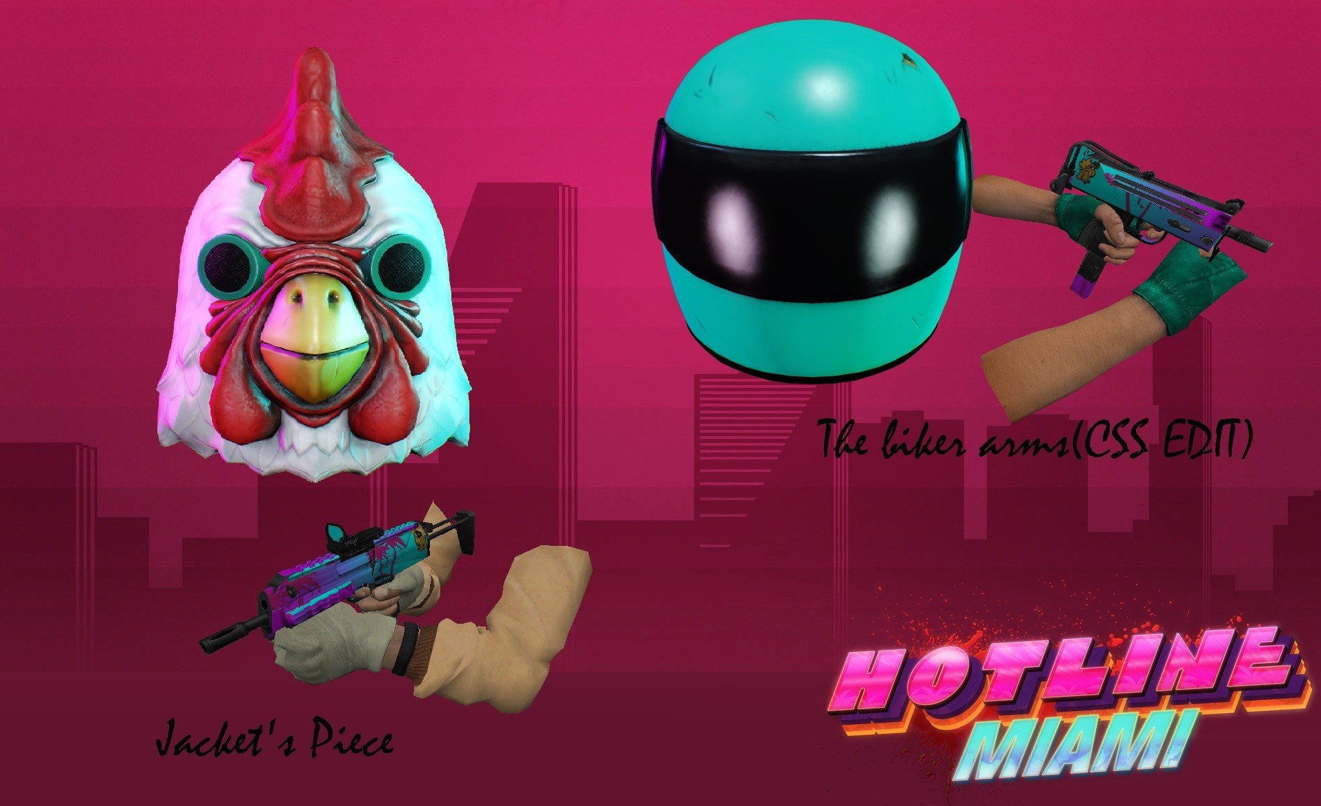 Payday 2 hotline miami pack фото 26
